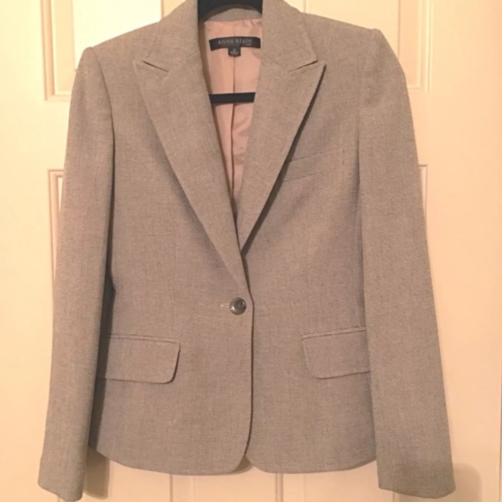 Anne Klein Gray Career Wear Blazer